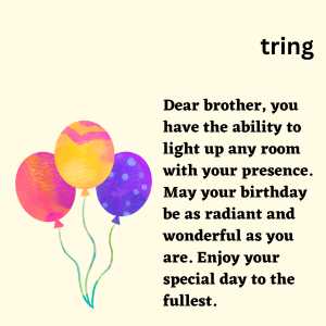 Brother Birthday Wishes In English(1)