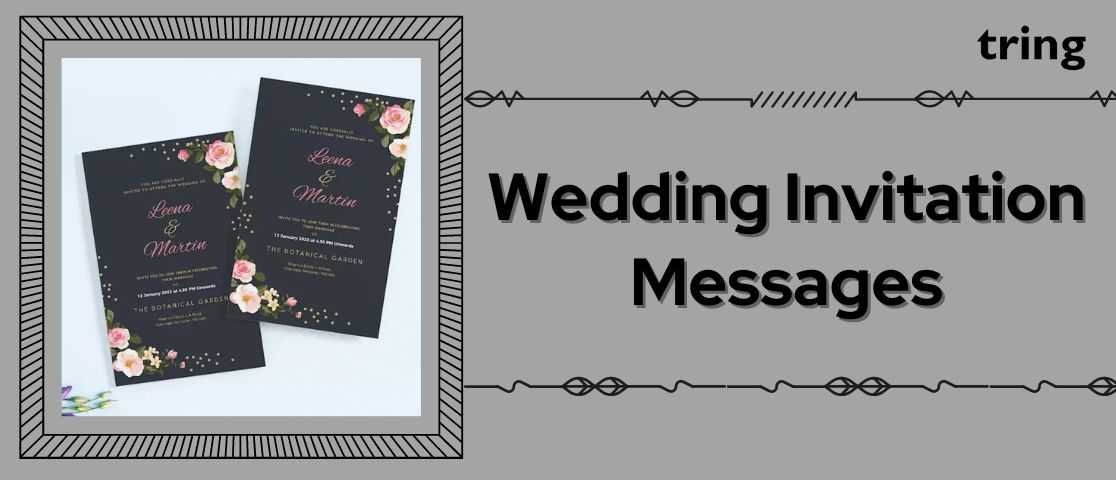 Wedding Invitation Message