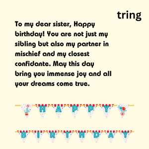 Birthday Wishes For Elder Sister