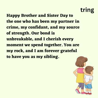 Emotional Brother and Sister Day Wishes