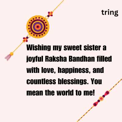 Raksha Bandhan Wishes For Sister