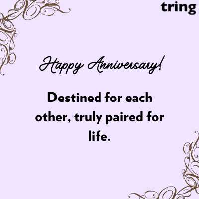 Short Anniversary Wishes for Couple in English