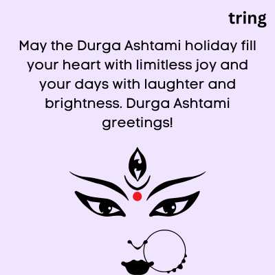 Durga Ashtami wishes related to Happiness