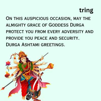 Durga Ashtami wishes related to Protection