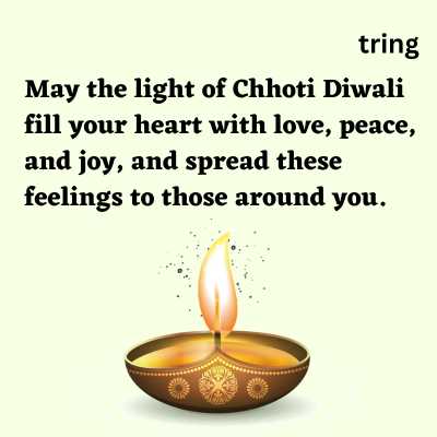 Chhoti Diwali Wishes for Peace and Unity