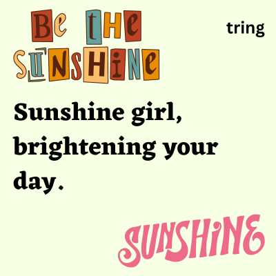 Sunshine Captions For Girls