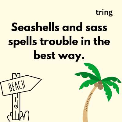 Sassy Beach Captions