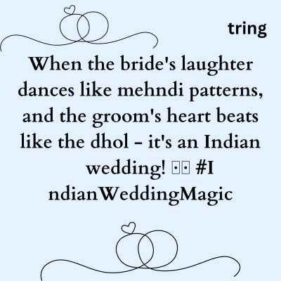 Indian Wedding Captions