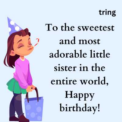 baby sister birthday quotes