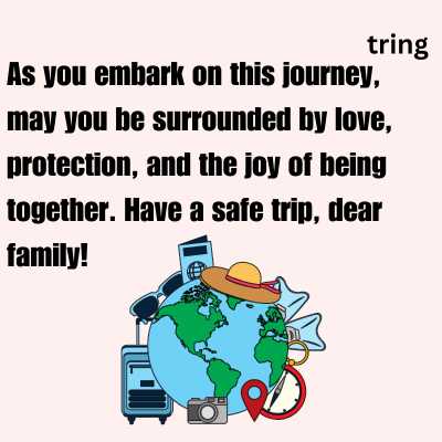 Safe Journey Wishes for Family