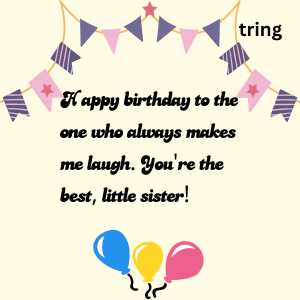 190+ Beautiful Birthday Wishes for Little Sister