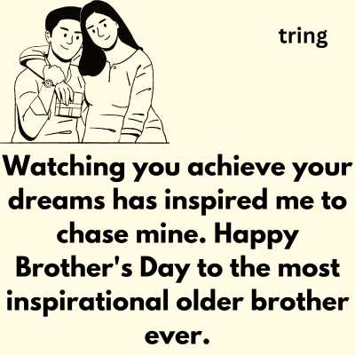 Happy Brother's Day Messages for Older Brothers 