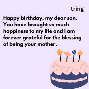 Blessing Birthday Wishes For Son From Mother