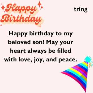 Blessing Birthday Wishes For Son From Mother