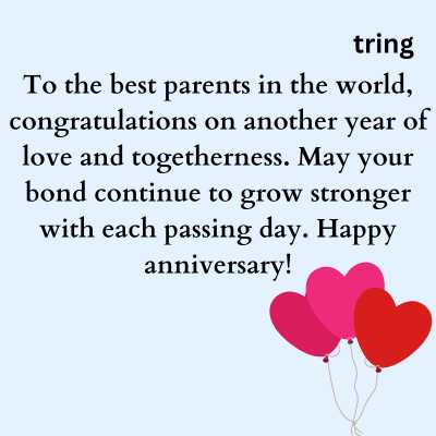 Wedding Anniversary Wishes For Mom and Dad