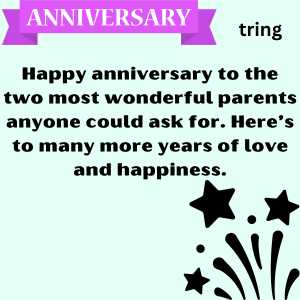 Anniversary Wishes For Mom And Dad