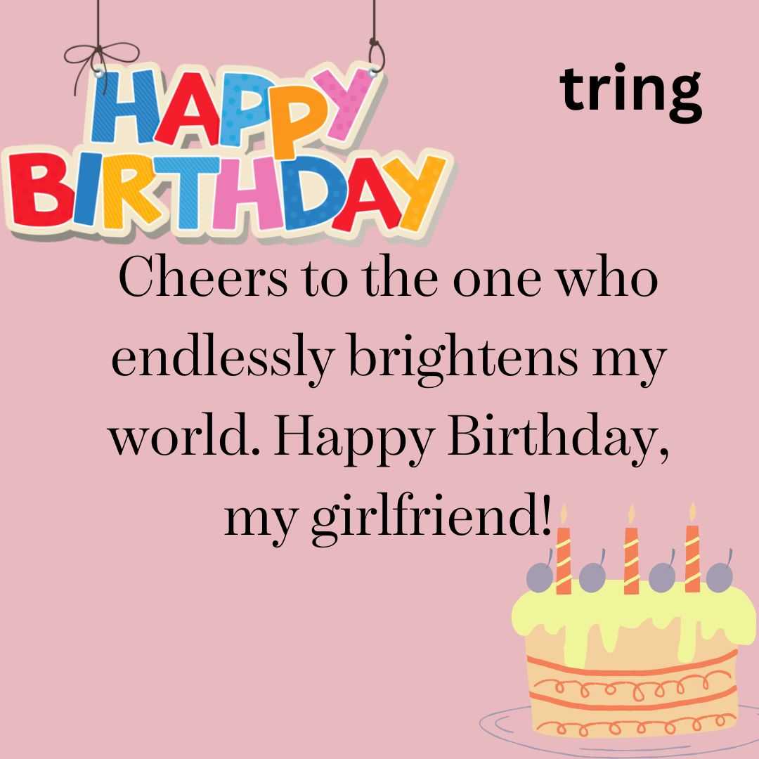 happy birthday wishes for girlfriend 