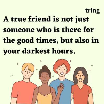 true friendship quotes in english