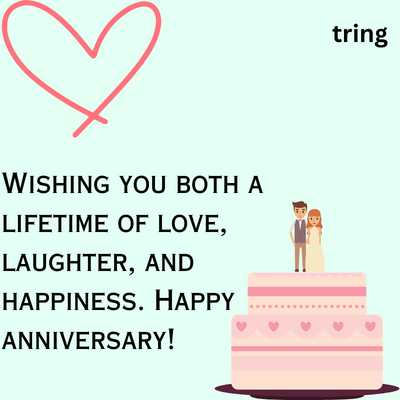 cute happy anniversary to you both