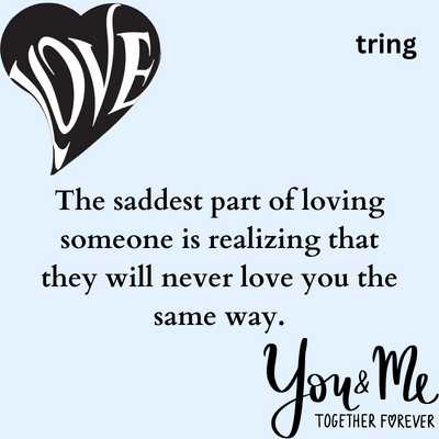 sad love quotes for the one you love