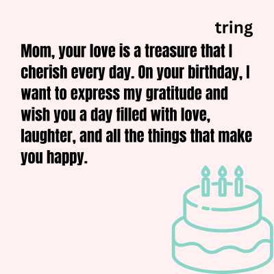 cute birthday messages for mom