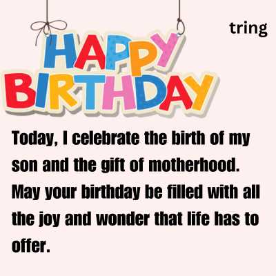 Birthday status wishes for son