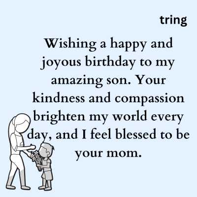 Heartfelt Birthday Wishes for Son from Mom