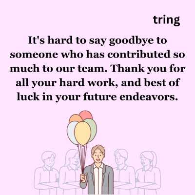 Farewell Messages To Colleagues At Work