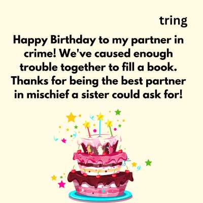 happy birthday sister from brother funny