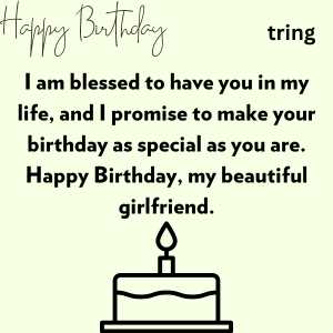 115+ Heart touching and Romantic Birthday Wishes for Girlfriend