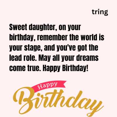 Birthday Wishes for Daugher