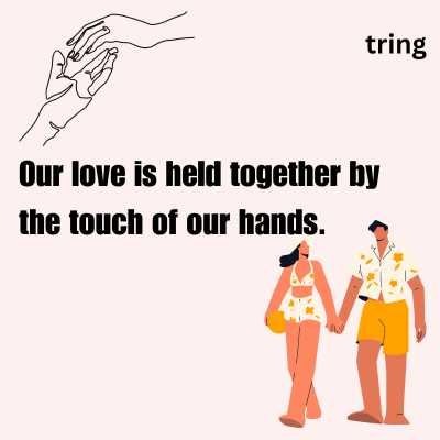 Holding Hands Captions