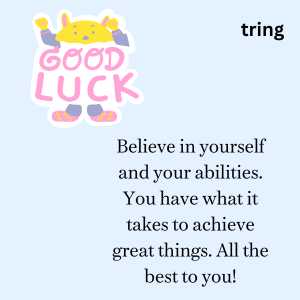 Good Luck Wishes for Future. Every now and then we compliment each