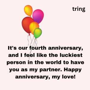 4th wedding anniversary quotes for husband