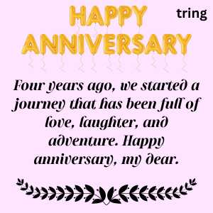 4th wedding anniversary quotes for husband