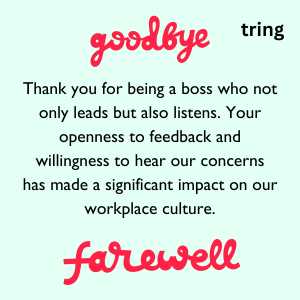 100+ Heartfelt Farewell Messages to Say Goodbye to Your Boss