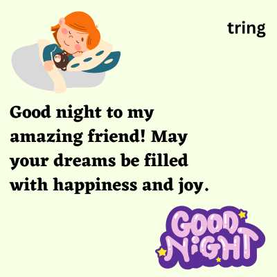 good night friend