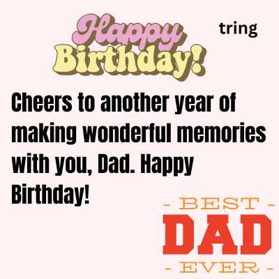 Simple Birthday Quotes for Dad from Daughter