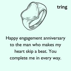 Engagement Anniversary Wishes To Husband (3)