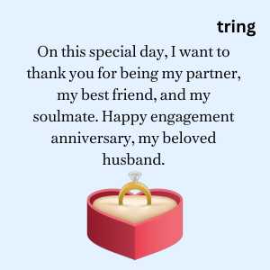 Engagement Anniversary Wishes To Husband (4)