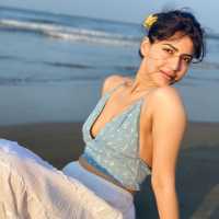 Smiriti Kalra in a Beach