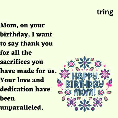 Meaningful Birthday Quotes For Mom