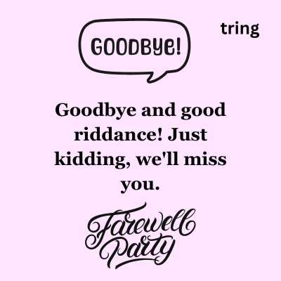 Funny Farewell Messages