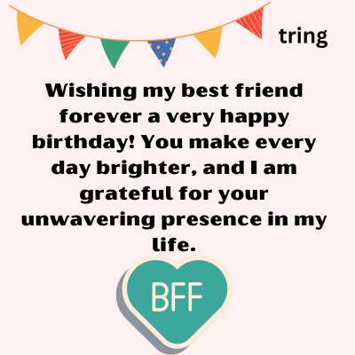 Best Friend Forever Birthday Wishes