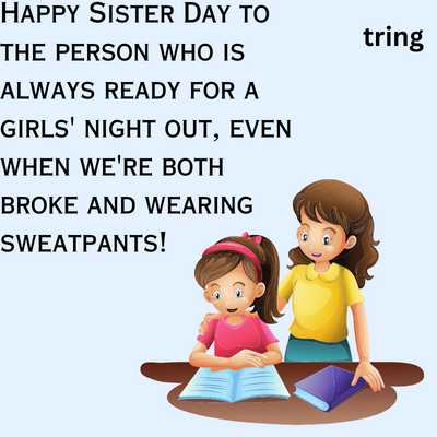 Funny Happy Sister Day 2023