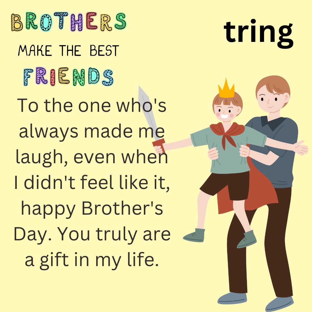 brothers say wishes