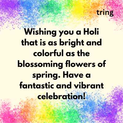 Colourful Holi Wishes