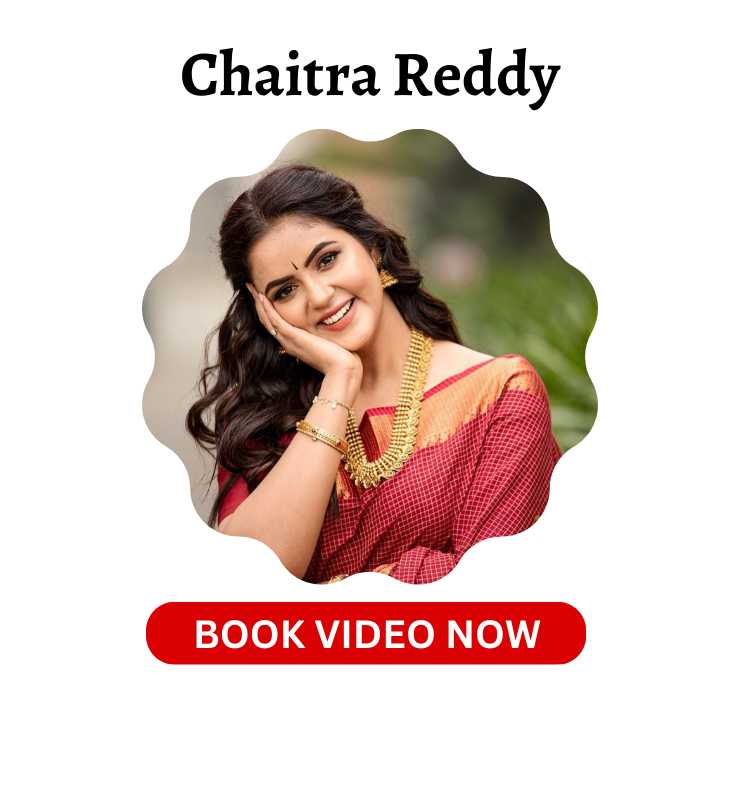 Book a video message from Chaitra Reddy