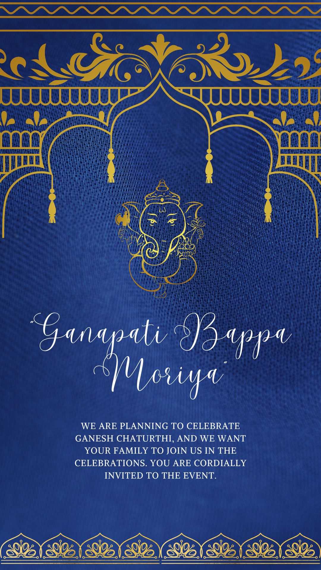 60+ Ganpati Invitation Messages for Cards, WhatsApp and Text