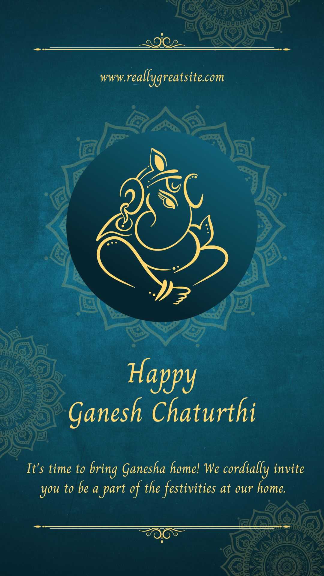 60+ Ganpati Invitation Messages for Cards, WhatsApp and Text